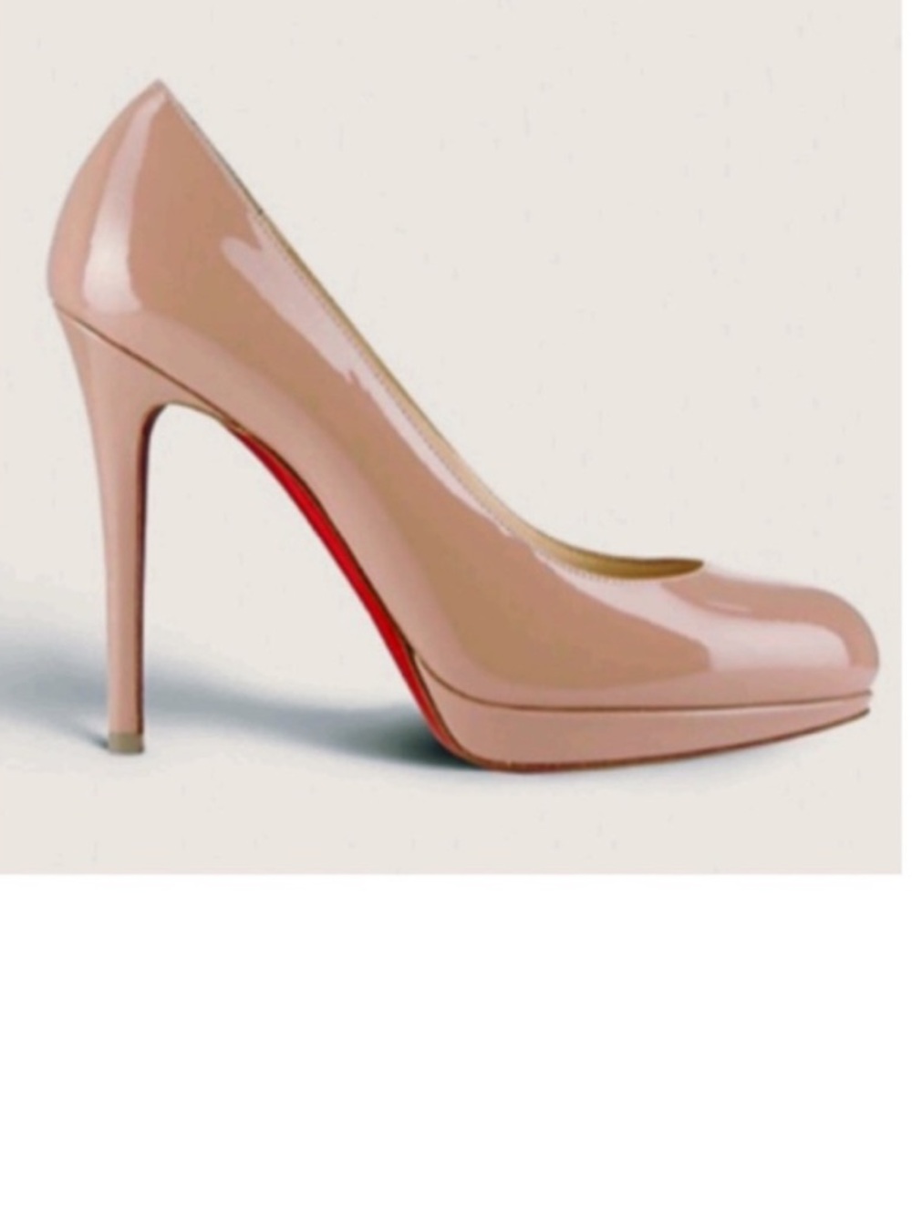 CHRISTIAN LOUBOUTIN Nude Heels Shoes
New Simple Pump 120 Patent Calf Size 40